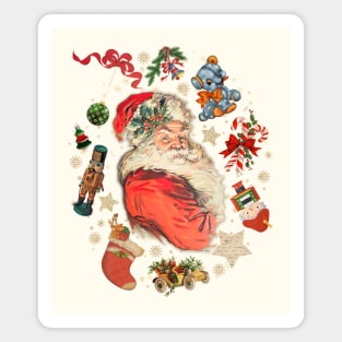Santa Claus with Gifts Magnet